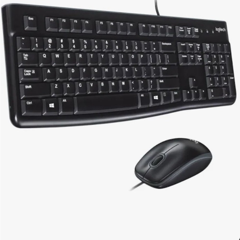 Logitech MK120 Black Keyboard & Mouse set - brand new